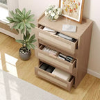Cassettiera alta 46'' a 5 cassetti, Comò a 5 cassetti in Rattan per Camera da Letto Soggiorno Ingresso