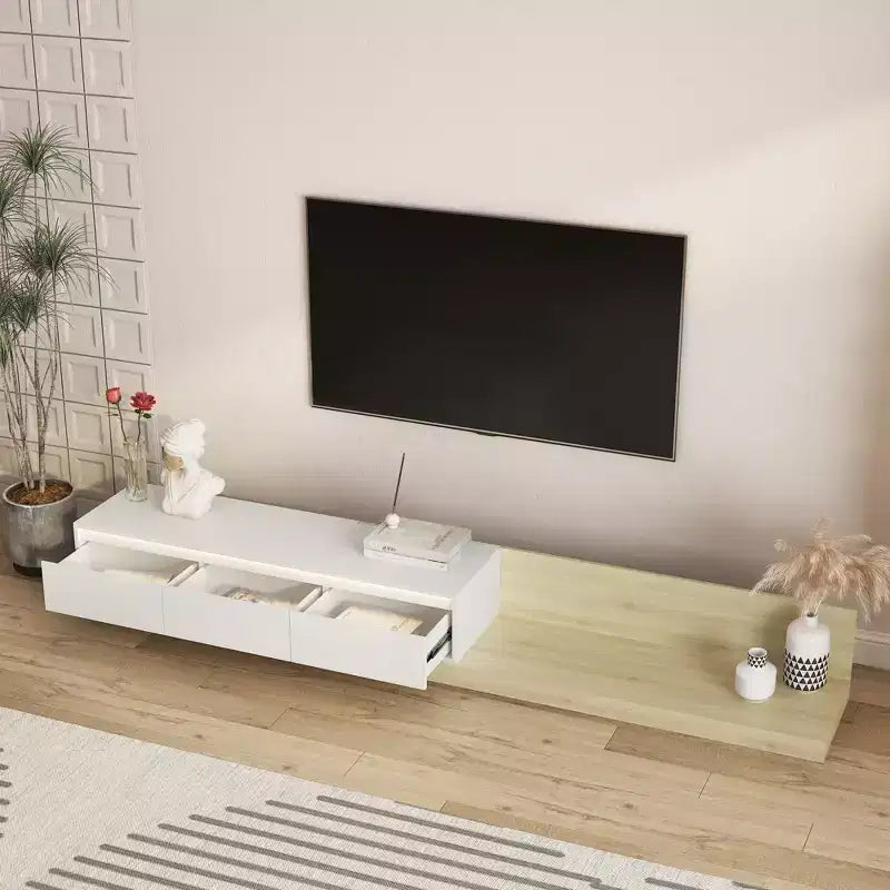 Mobile TV Ramsey allungabile con luci LED e contenitori