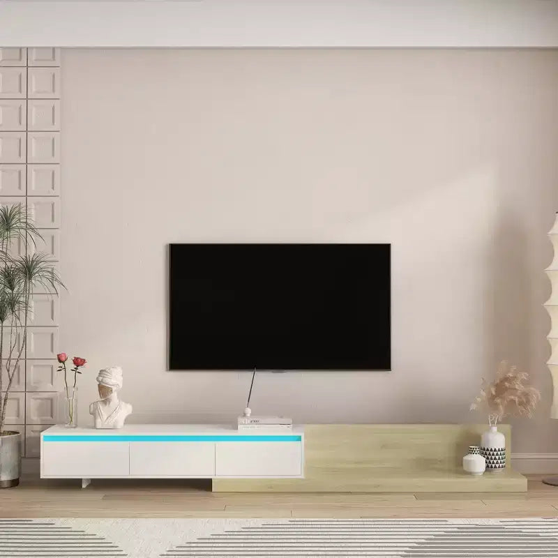 Mobile TV Ramsey allungabile con luci LED e contenitori