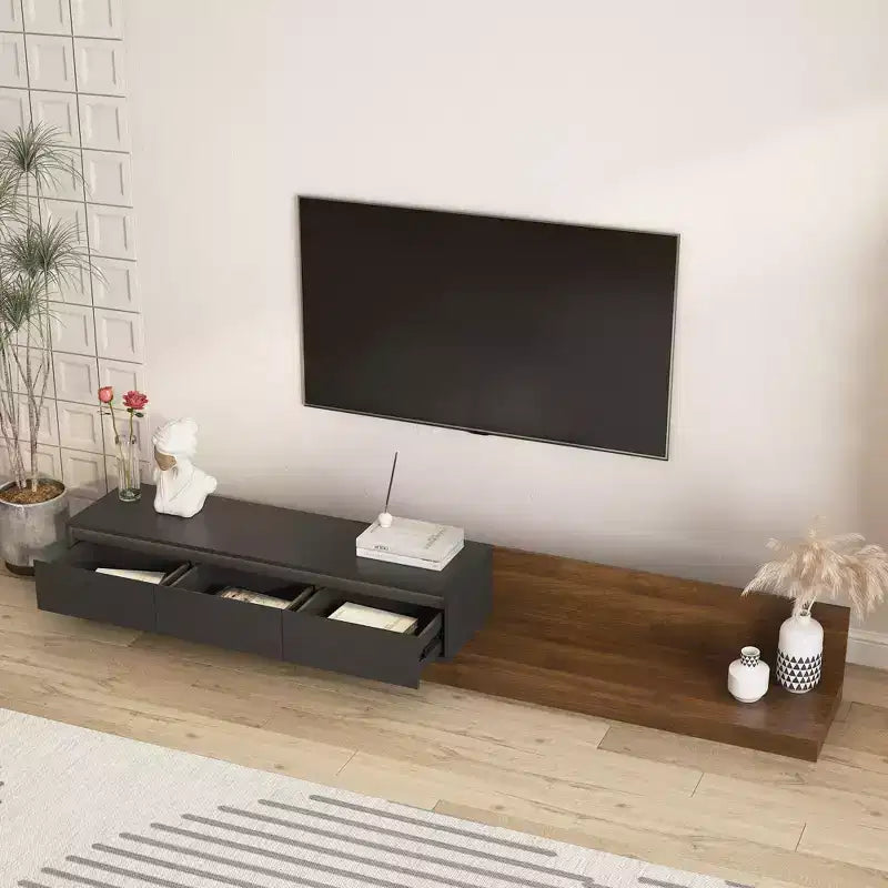 Mobile TV Ramsey allungabile con luci LED e contenitori