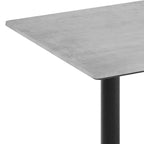 Acadia Tabletop con tecnologia TopGuard HPL e base a X altezza tavolo
