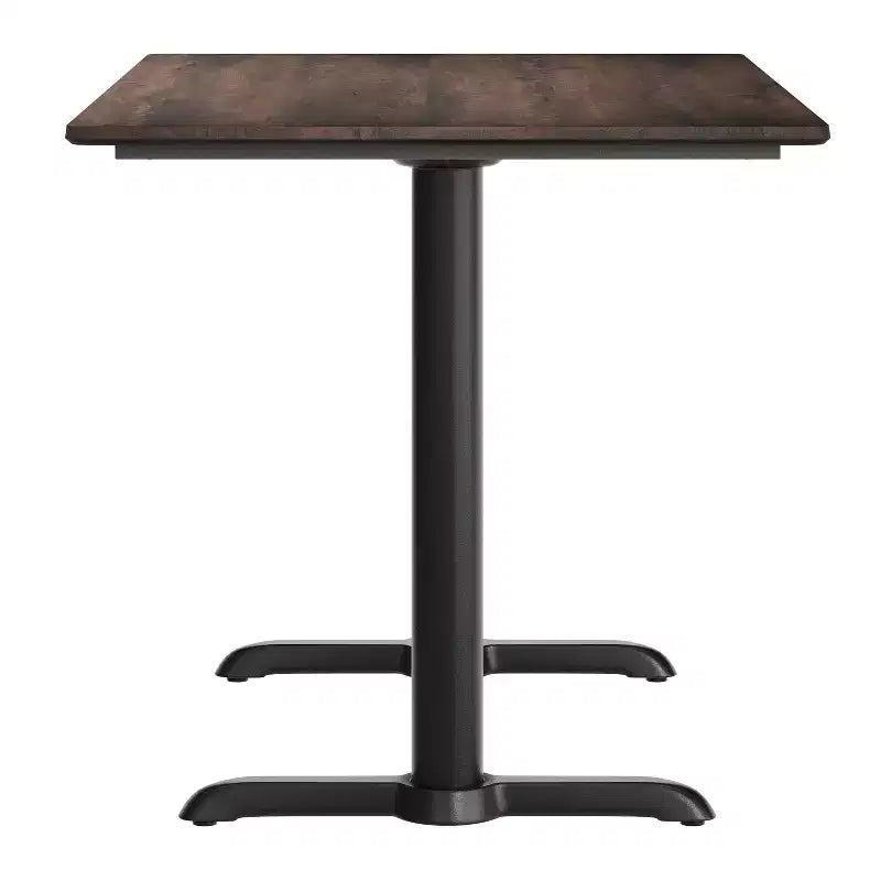 Acadia Tabletop con tecnologia TopGuard HPL e base a X altezza tavolo