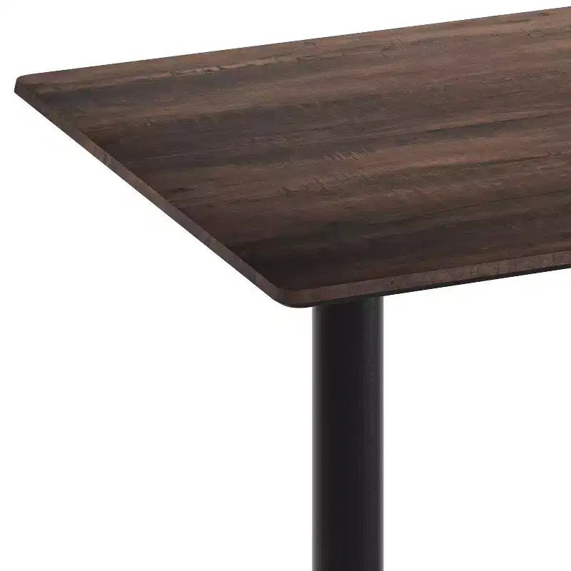 Acadia Tabletop con tecnologia TopGuard HPL e base a X altezza tavolo