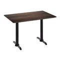 Flash Furniture Acadia Tabletop with TopGuard HPL Technology and Table Height X-Base