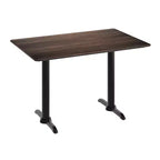 Flash Furniture Acadia Tabletop with TopGuard HPL Technology and Table Height X-Base