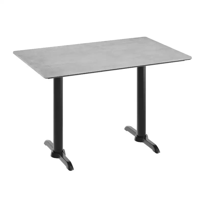 Acadia Tabletop con tecnologia TopGuard HPL e base a X altezza tavolo