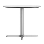 Piano tavolo Acadia per interni ed esterni con tecnologia TopGuard HPL e base per tavolo bistrò in ghisa