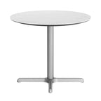 Piano tavolo Acadia per interni ed esterni con tecnologia TopGuard HPL e base per tavolo bistrò in ghisa