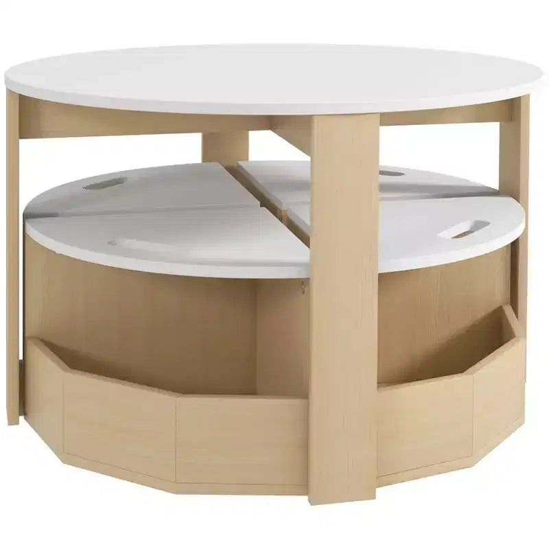 Tavolo e sedie per bambini, set di tavolo e 4 sedie per bambini con contenitore per arte, artigianato, disegno, sala giochi, aula, asilo nido