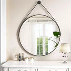 HOMLUX Round Bathroom Vanity Mirror Wall Mount Decorative Make-up Mirror Entryway