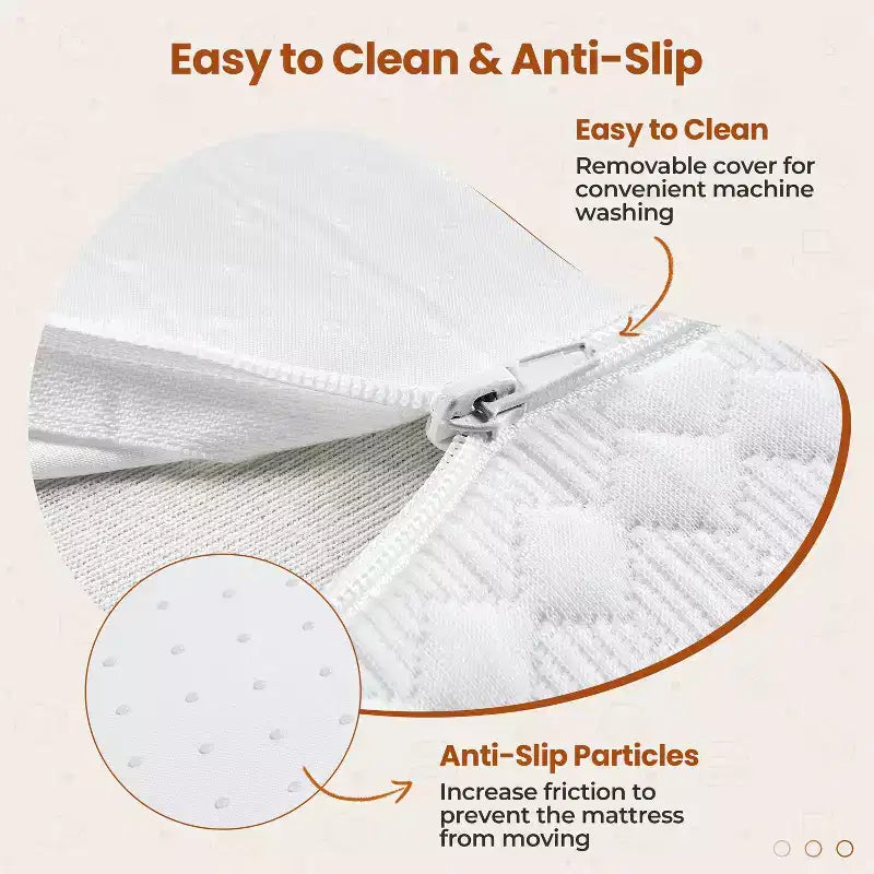 Materasso in memory foam con gel da 30,5 cm al tè verde, tecnologia rinfrescante, 3 strati di schiuma